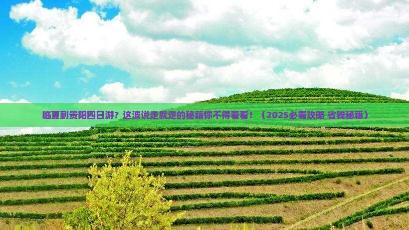 临夏到贵州贵阳四日游