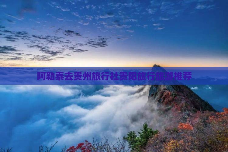 阿泰勒去贵州旅行社