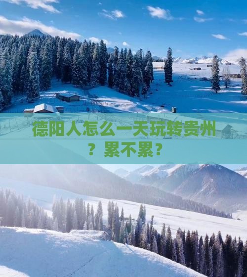 德阳到贵州一日
