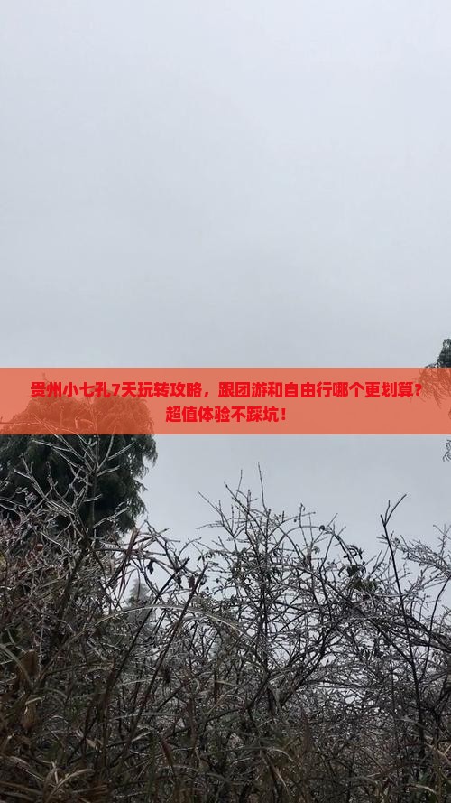 海南省直辖到贵州小七孔七日游