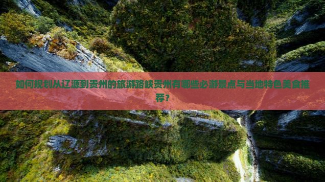 如何规划从辽源到贵州的旅游路峡贵州有哪些必游景点与当地特色美食推荐？