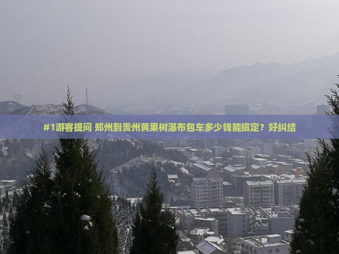 #1游客提问 郑州到贵州黄果树瀑布包车多少钱能搞定?好纠结 #1游客提问 郑州到贵州黄果树瀑布包车多少钱能搞定?好纠结