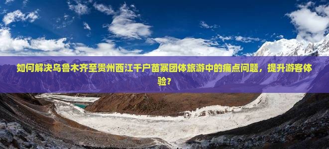 如何解决乌鲁木齐至贵州西江千户苗寨团体旅游中的痛点问题，提升游客体验？
