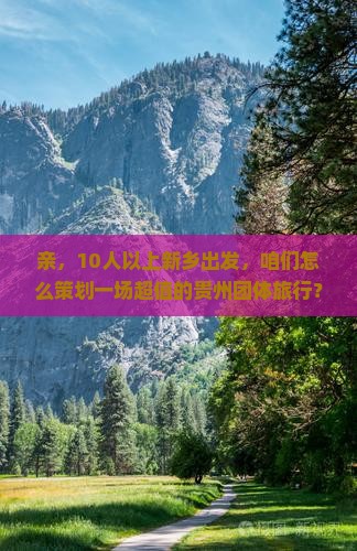 亲，10人以上新乡出发，咱们怎么策划一场超值的贵州团体旅行？