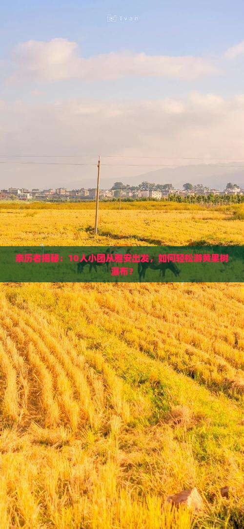 雅安到贵州黄果树瀑布大型旅游团