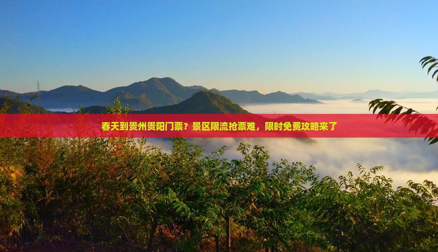 春天到贵州贵阳门票
