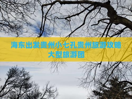 海东到贵州小七孔大型旅游团