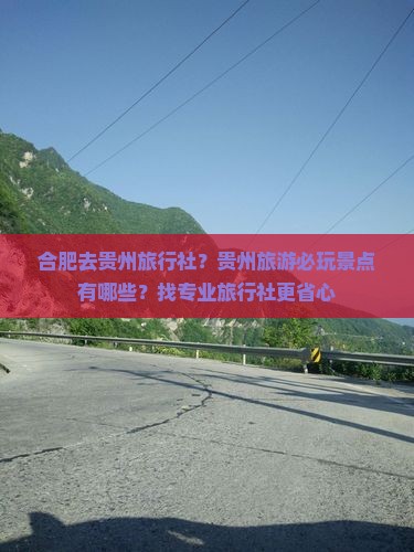 合肥去贵州旅行社