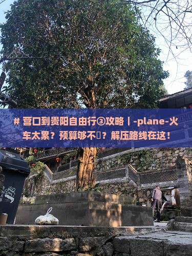 营口到贵州贵阳攻略