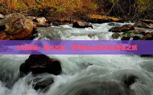 商丘到贵州七日游