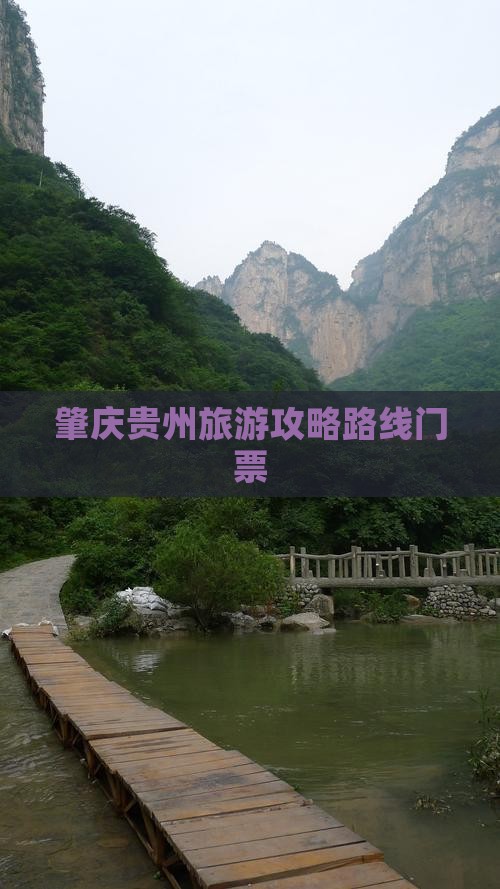 肇庆去贵州门票