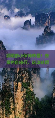 铜陵去贵州自由行