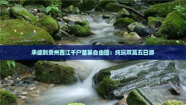 承德到贵州西江千户苗寨自由团