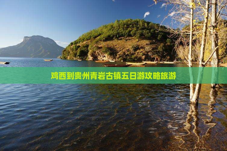 鸡西到贵州青岩古镇五日游