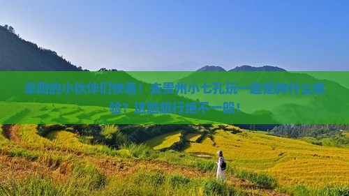 阜阳去贵州小七孔旅游