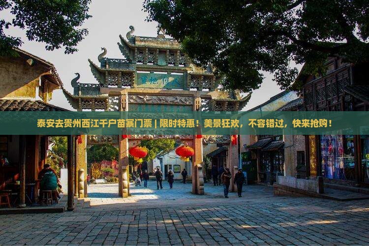 泰安去贵州西江千户苗寨门票