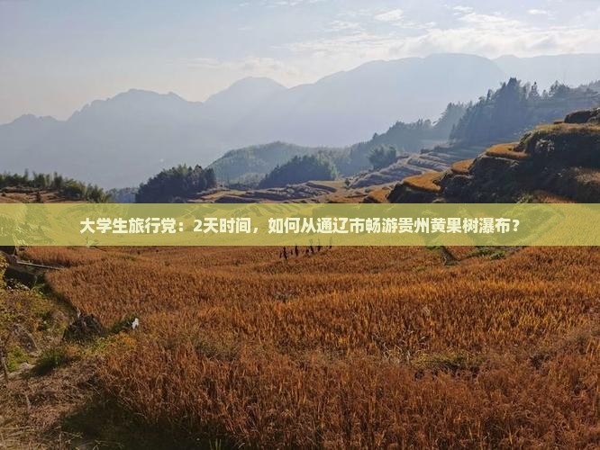 通辽市到贵州黄果树瀑布二日游