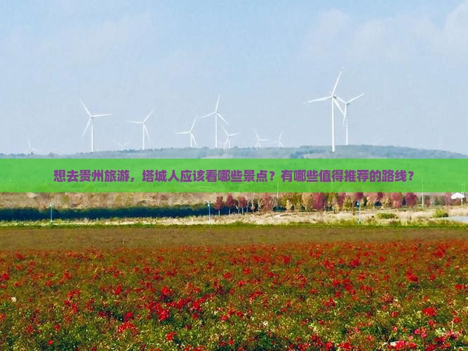 塔城去贵州景点