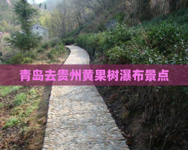 青岛去贵州黄果树瀑布景点