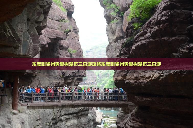 东莞到贵州黄果树瀑布三日游