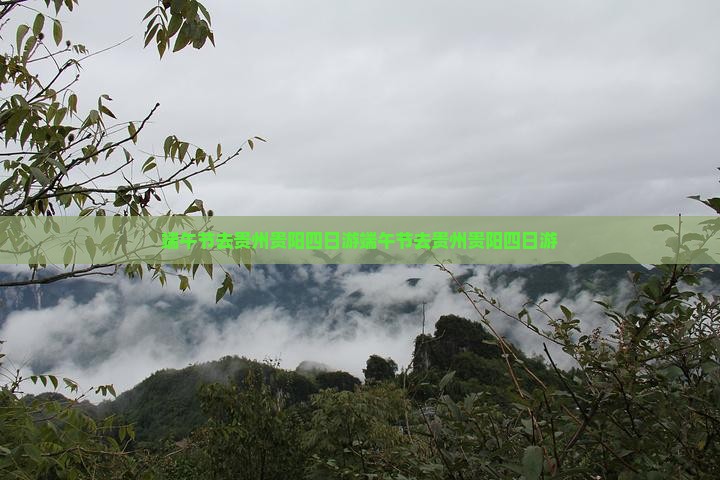 端午节去贵州贵阳四日游
