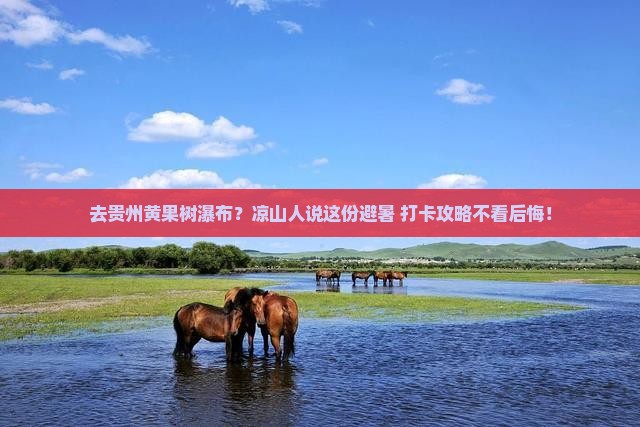 凉山去贵州黄果树瀑布攻略
