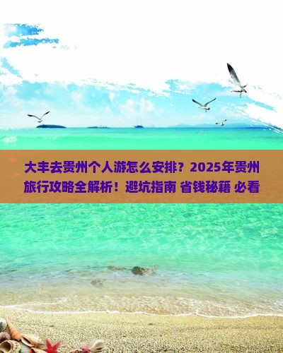 大丰去贵州个人游