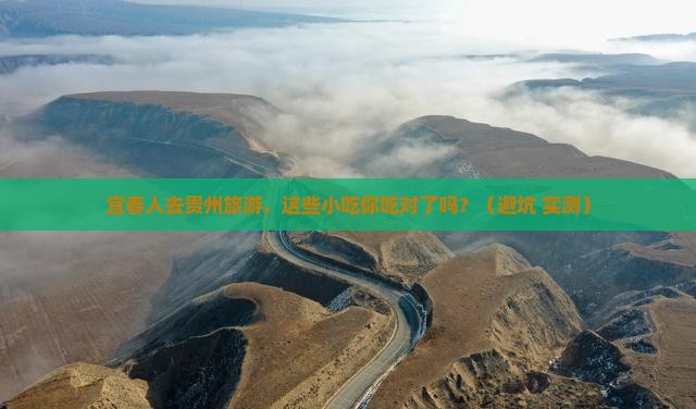 宜春去贵州旅游小吃