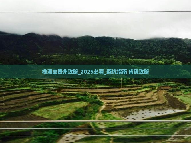 株洲去贵州攻略