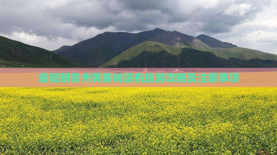 临猗到贵州黄果树瀑布旅游