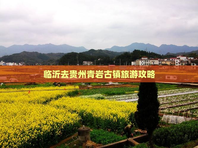 临沂去贵州青岩古镇哪里玩