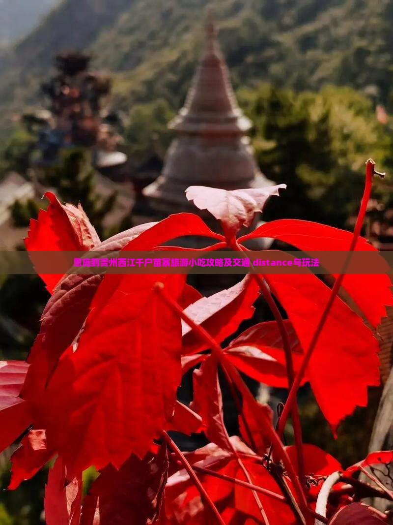恩施到贵州西江千户苗寨旅游小吃攻略及交通 distance与玩法