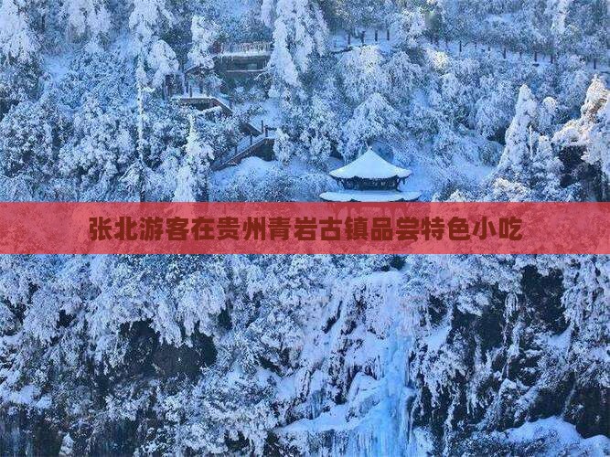 张北游客在贵州青岩古镇品尝特色小吃