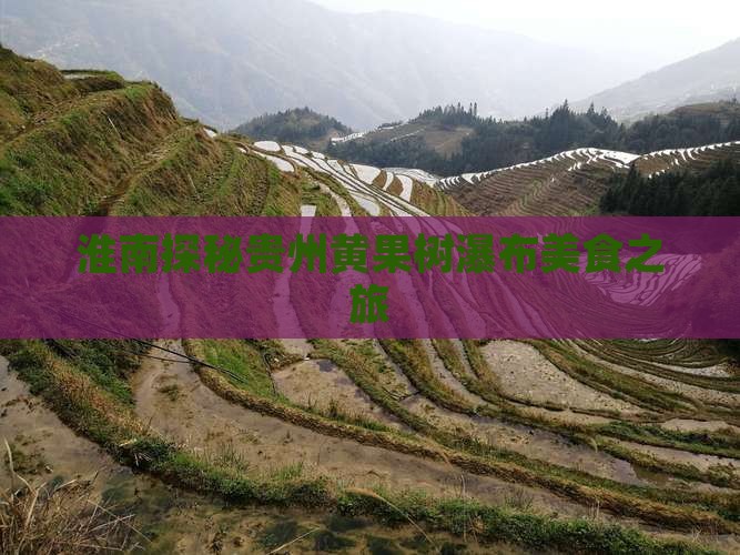 淮南探秘贵州黄果树瀑布美食之旅