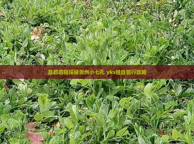 昌都启程探秘贵州小七孔 yks独自旅行攻略