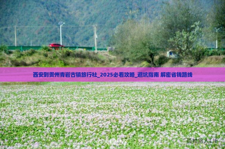 西安到贵州青岩古镇旅行社