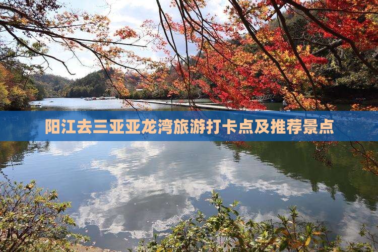 阳江去三亚亚龙湾旅游打卡点及推荐景点
