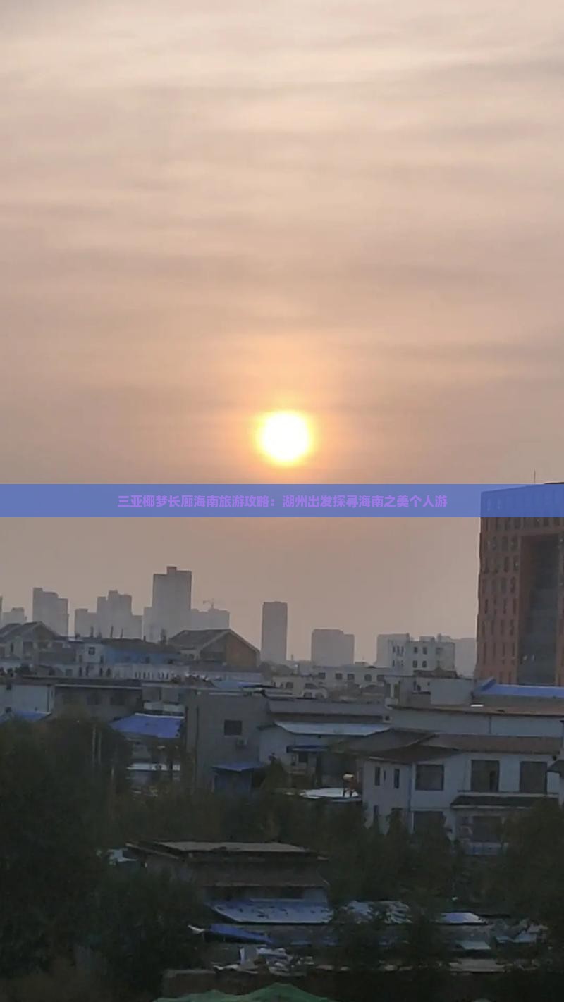 三亚椰梦长廊海南旅游攻略：湖州出发探寻海南之美个人游
