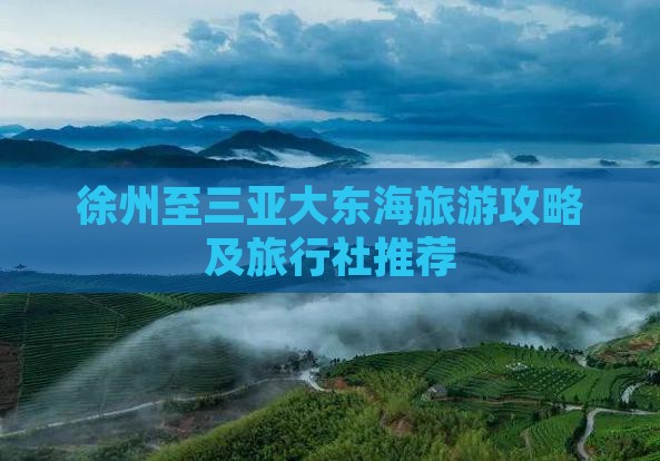 徐州至三亚大东海旅游攻略及旅行社推荐
