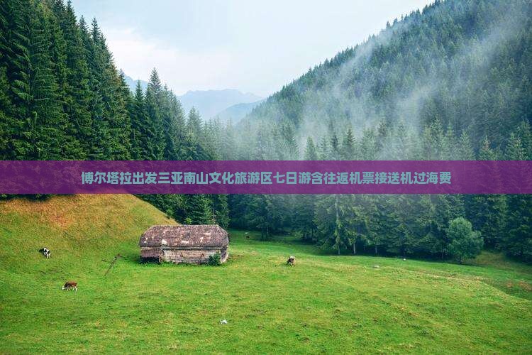博尔塔拉出发三亚南山文化旅游区七日游含往返机票接送机过海费