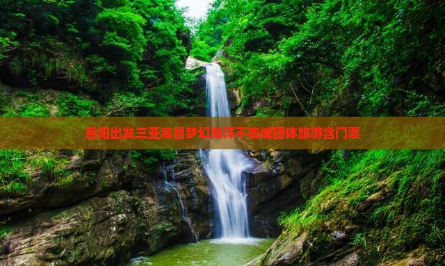 岳阳出发三亚海昌梦幻海洋不夜城团体旅游含门票