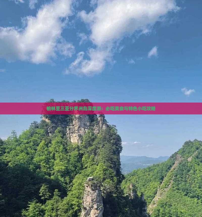 榆林至三亚分界洲岛深度游：必吃美食与特色小吃攻略