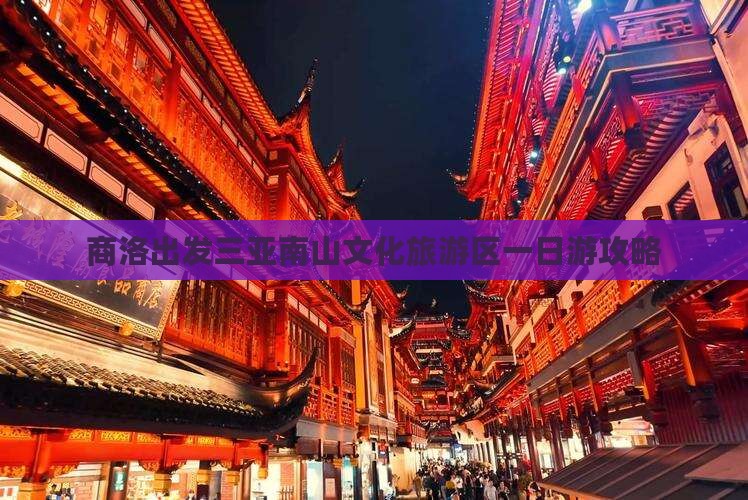 商洛出发三亚南山文化旅游区一日游攻略