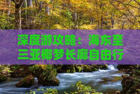 深度游攻略：海东至三亚椰梦长廊自由行全