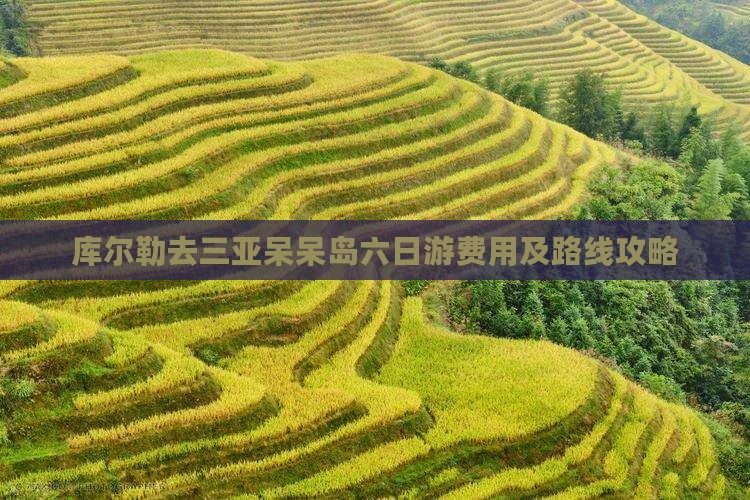库尔勒去三亚呆呆岛六日游费用及路线攻略
