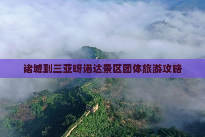 诸城到三亚呀诺达景区团体旅游攻略