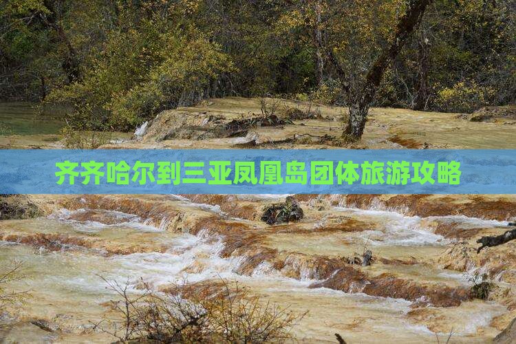 齐齐哈尔到三亚凤凰岛团体旅游攻略