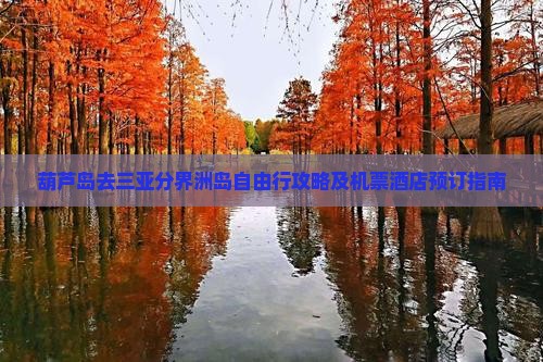 葫芦岛去三亚分界洲岛自由行攻略及机票酒店预订指南