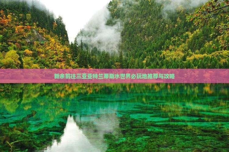 新余前往三亚亚特兰蒂斯水世界必玩地推荐与攻略