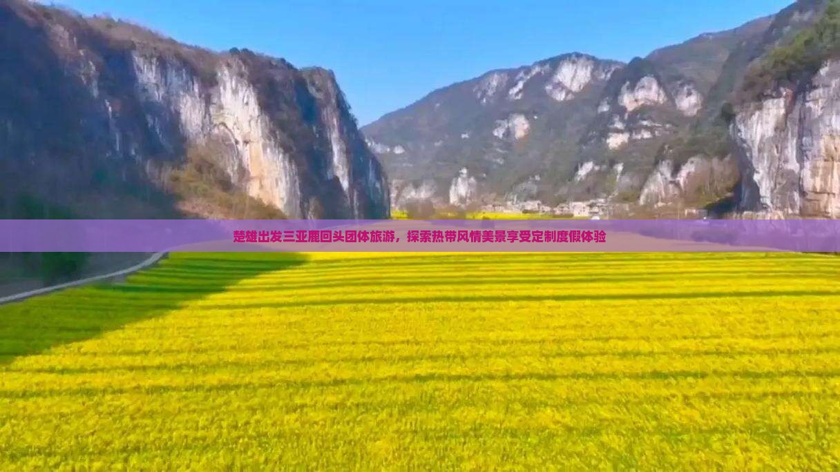 楚雄出发三亚鹿回头团体旅游，探索热带风情美景享受定制度假体验